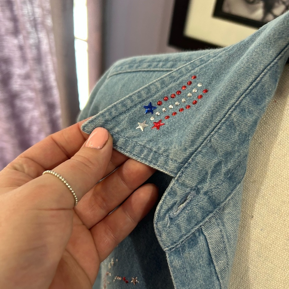 Vintage National Denim Button Down - Picture 3 of 5